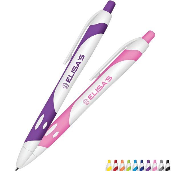 Gel Sport Soft Touch White Barell Rubberized Hybrid Ink Gel Pen