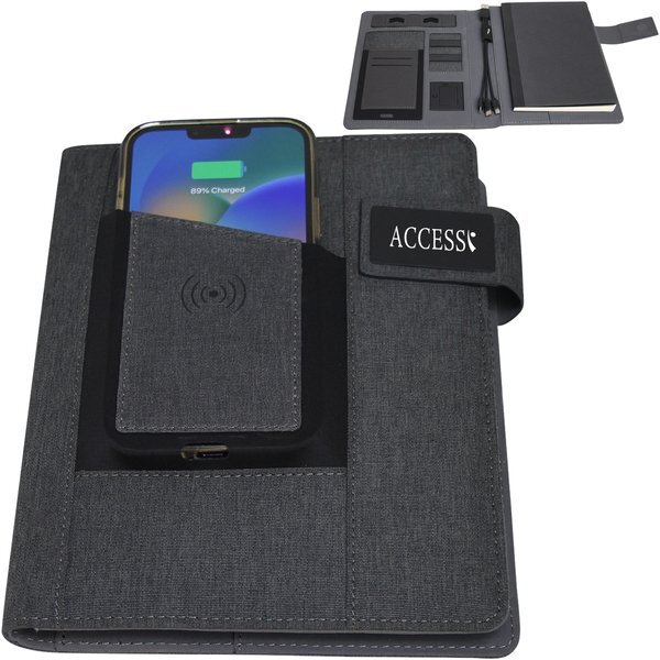 Edison RPET Wireless Power Bank Folio