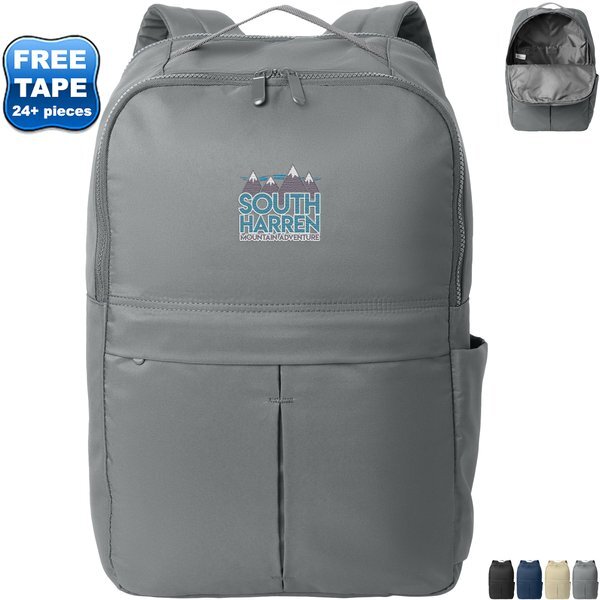 Port Authority® Matte Polyester Laptop Backpack