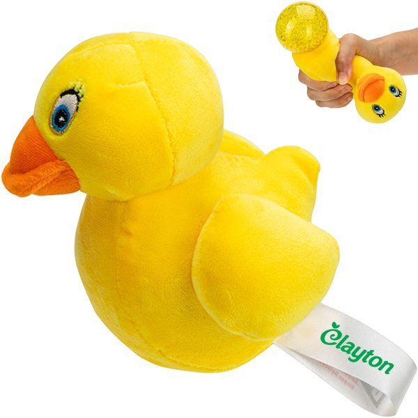 Yellow Duck Plush and Gel Stress Buster™