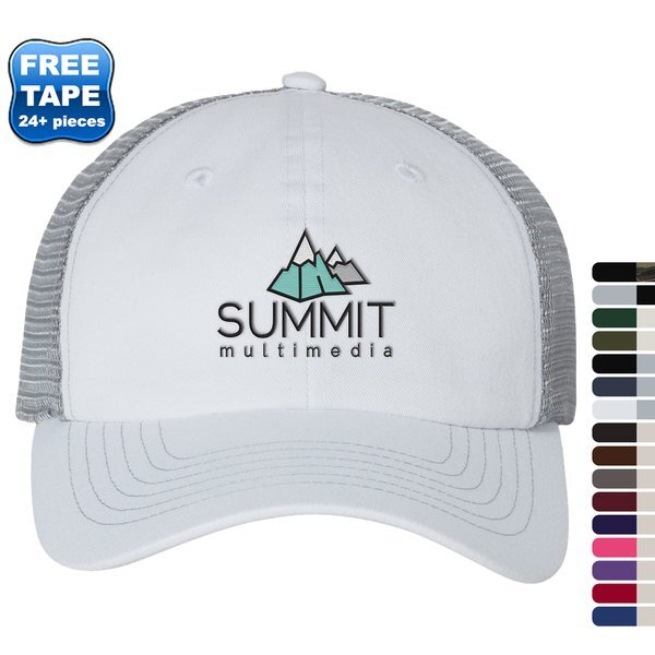 Sportsman™ Contrast-Stitch Mesh-Back Cap