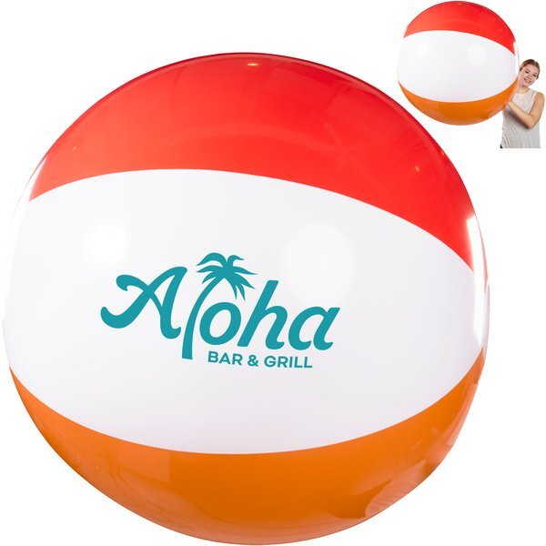 Giant 6-Color Beach Ball, 48"