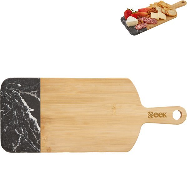 Bamboo & Marble Cutting Board