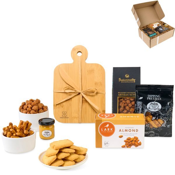 Bamboo Cheese Board & Bites Gift Set