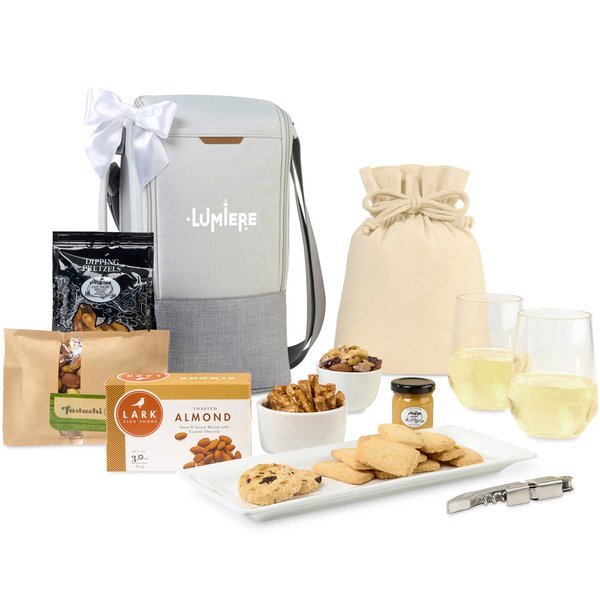 Wine Down Gourmet Snack & Cooler Set