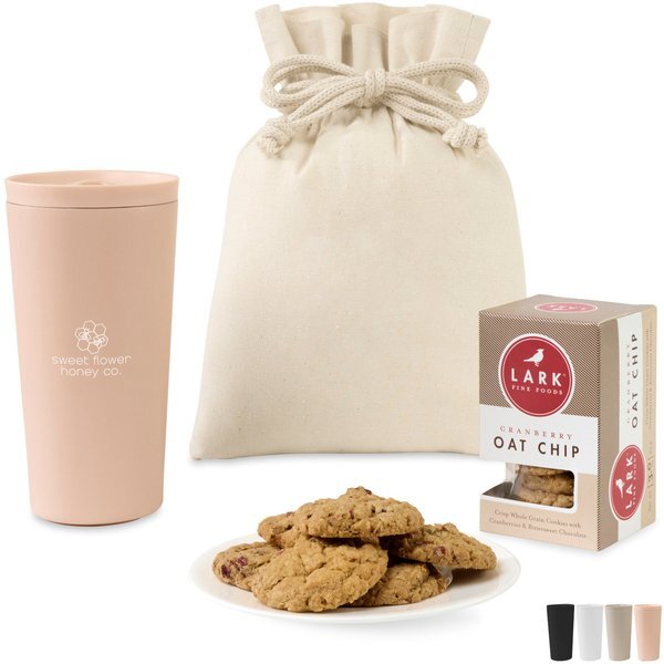 Sip, Snack & Inspire Tumbler & Cookies Gift Set