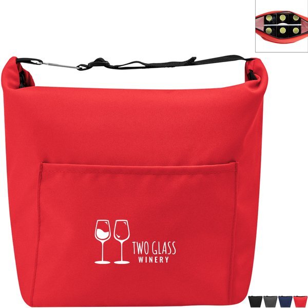 Cady 6-Bottle Polyester Cooler Tote Bag