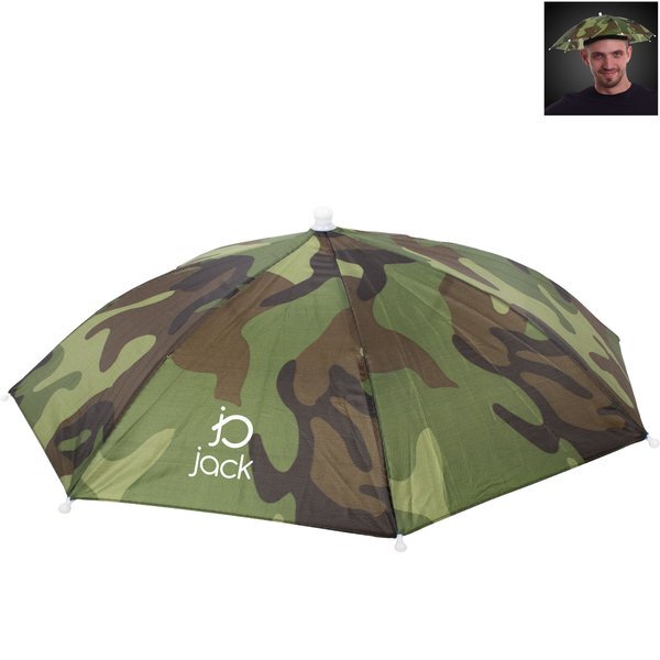 Camouflage Umbrella Hat