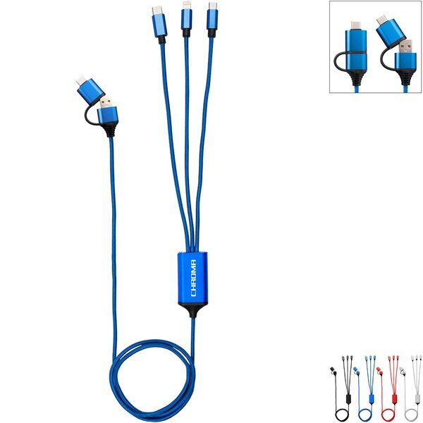 Four-in-One 3 Ft. Charging Cable 2.0