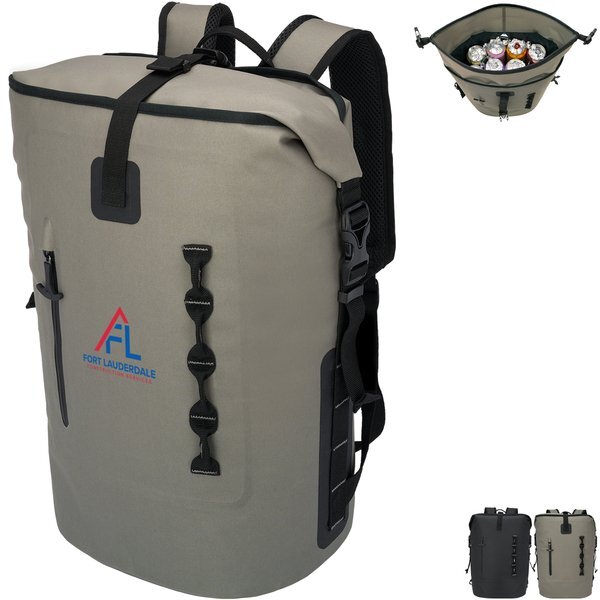 Urban Peak® Waterproof rPET Polyester Cryo 26 Can Backpack Cooler