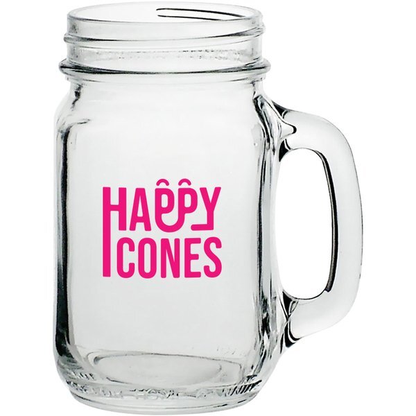 Mason Jars with Handles, 16oz.