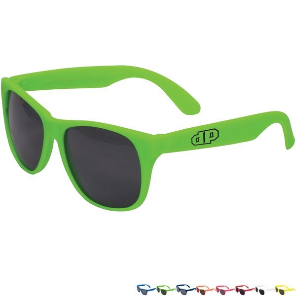 Kids' Single Color Matte Sunglasses