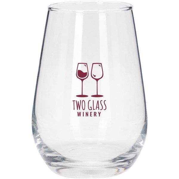 Tipsy Vaso Silicia Stemless Wine Glass, 16oz.