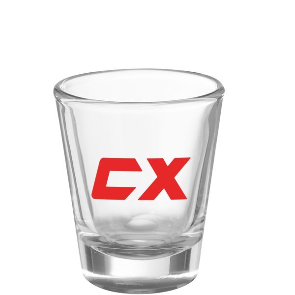 Straight Up Clear Glass Shot Glasses, 1.75oz.