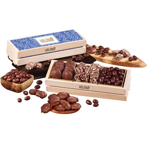 Chocolate Favorites in Wooden Crate