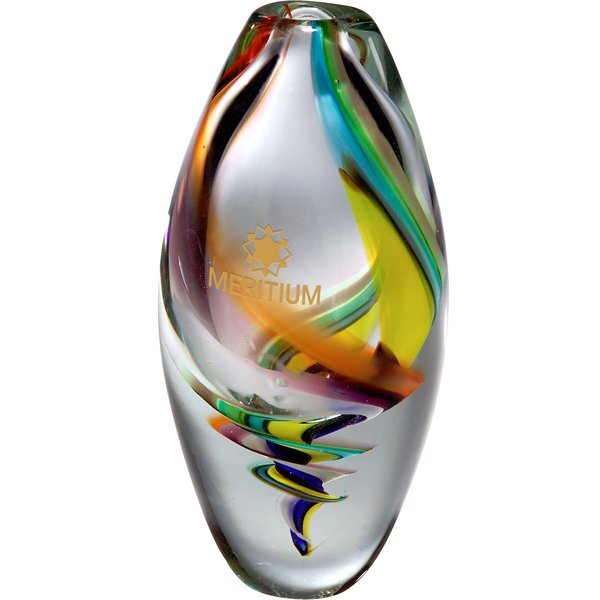 Sophisticant Sculpture Art Glass Award, 4.00" x 8.75"