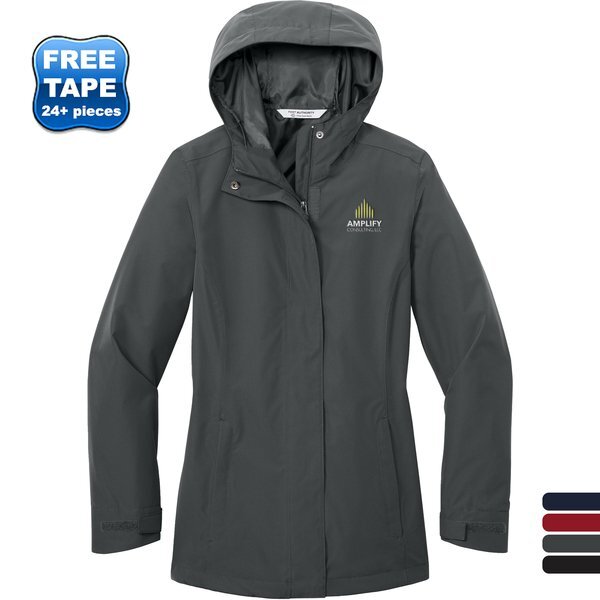 Port Authority® C-FREE® Recycled Poly Ladies' Rain Jacket