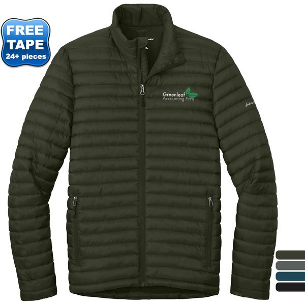 Eddie Bauer® Packable Quilted Polyester Ripstop Men's Full-Zip Jacket