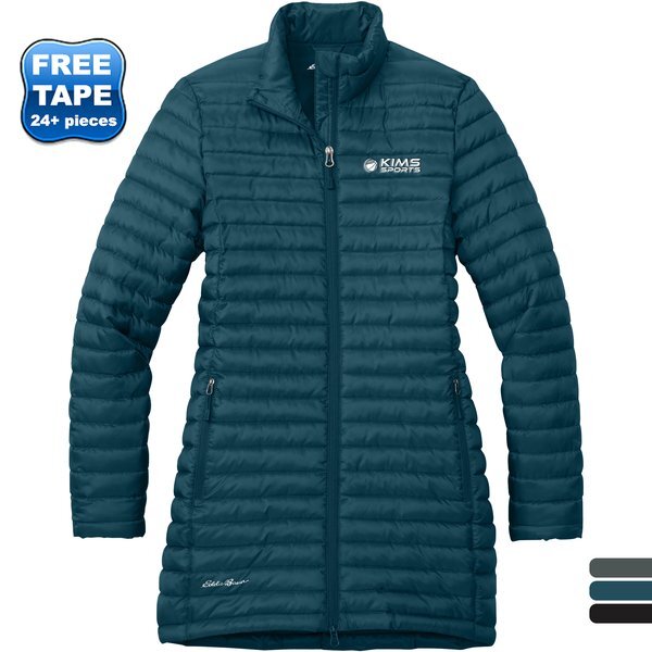 Eddie Bauer® Packable Quilted Polyester Ripstop Ladies' Full-Zip Jacket