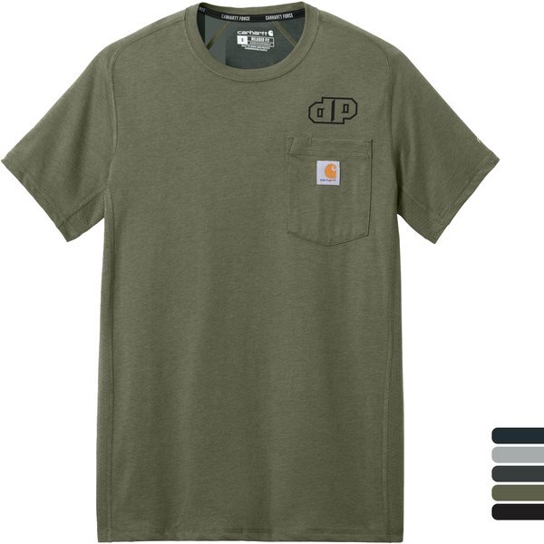 Carhartt® Force® Short Sleeve Cotton Poly Men's Pocket T-Shirt