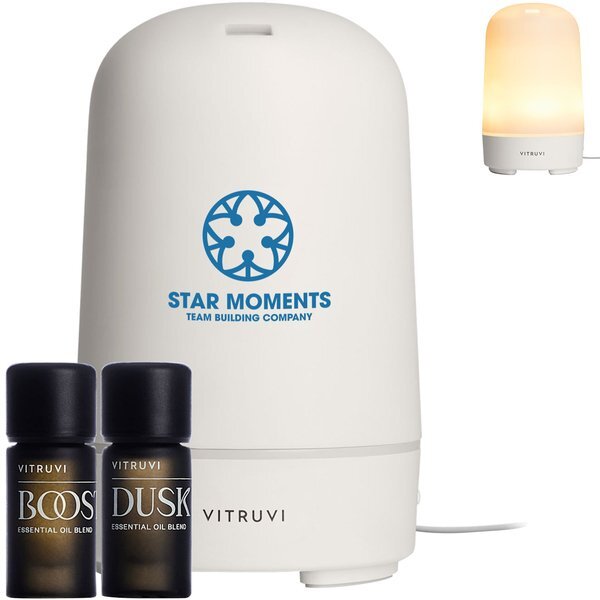 Vitruvi® Glow Diffuser & Essential Oils Gift Set