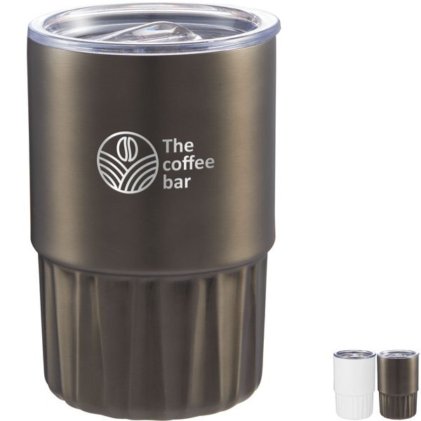 Elite Geometry Recycled Stainless Tumbler, 16oz.