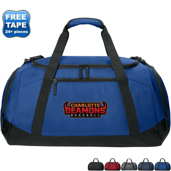 Sport-Tek® Large Rec Poly PVC 26.5" Duffel