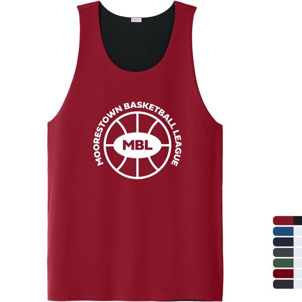 Sport-Tek® PosiCharge® Competitor™ Rev Poly Interlock Unisex Tank