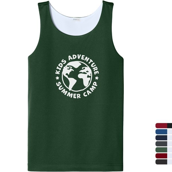 Sport-Tek® PosiCharge® Competitor™ Rev Poly Interlock Youth Tank