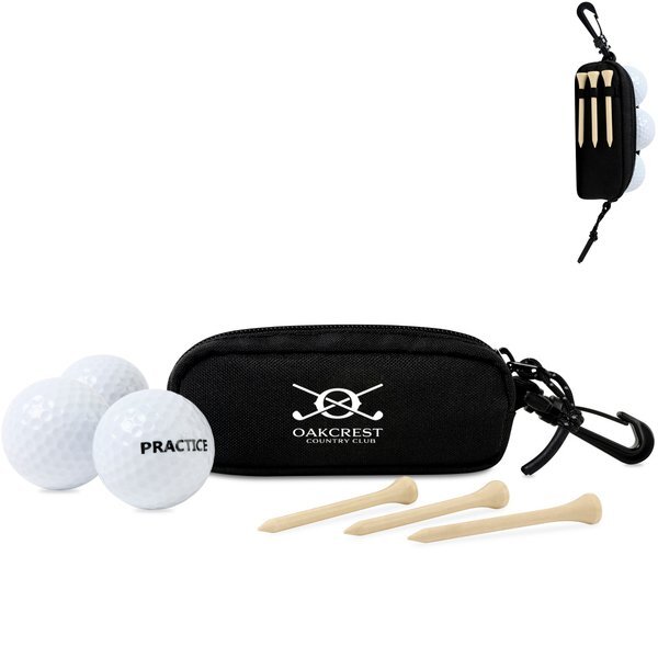 Golf Links Ball & Tee Caddy Kit