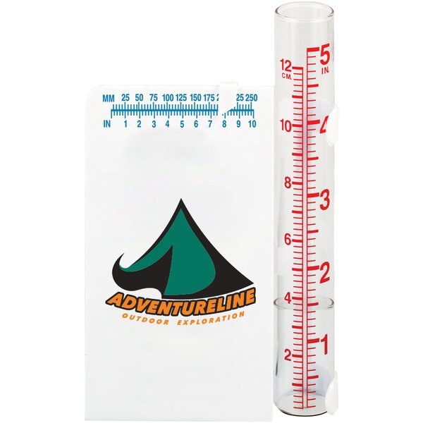 Styrene Rain Gauge - 3-1/2" x 5-1/2"