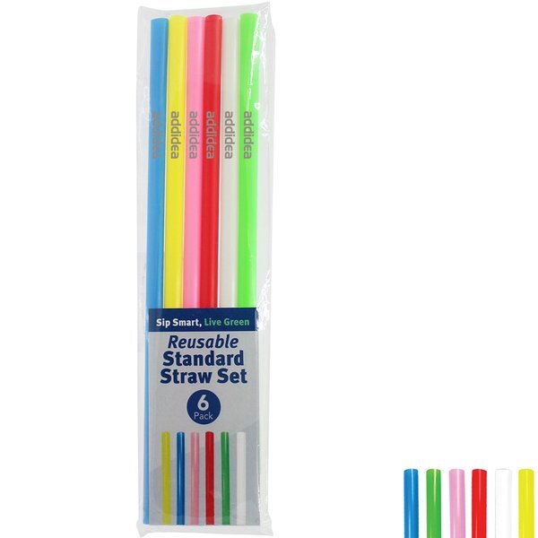 Reusable Standard Straw Six-Pack