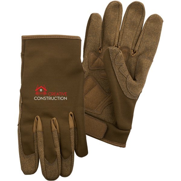 Touchscreen Tips & Synthetic Leather Palm Gloves