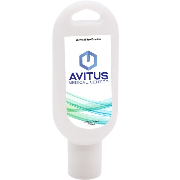 Hand Sanitizer 60% Gel Tottle without Carabiner, 1.5oz.