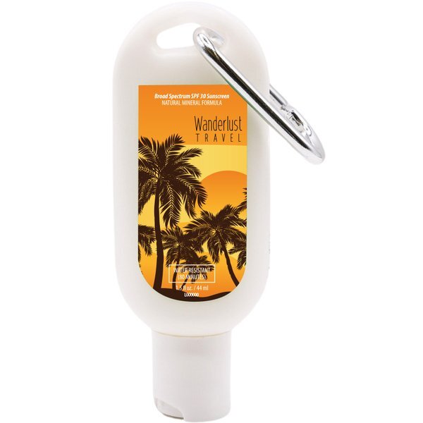 Mineral SPF 30 Broad Spectrum Sunscreen Tottle w/ Carabiner, 1.5oz