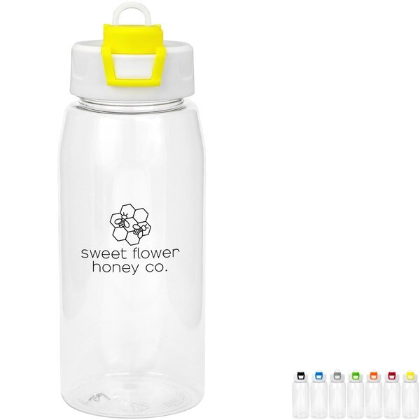 Two-Tone Pop Up Recycled Bottle, 25oz.