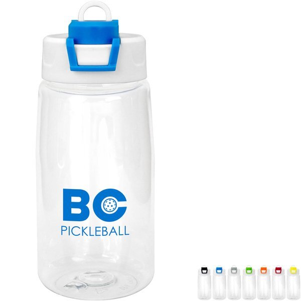 Two Tone Pop Up Bottle, 18oz.