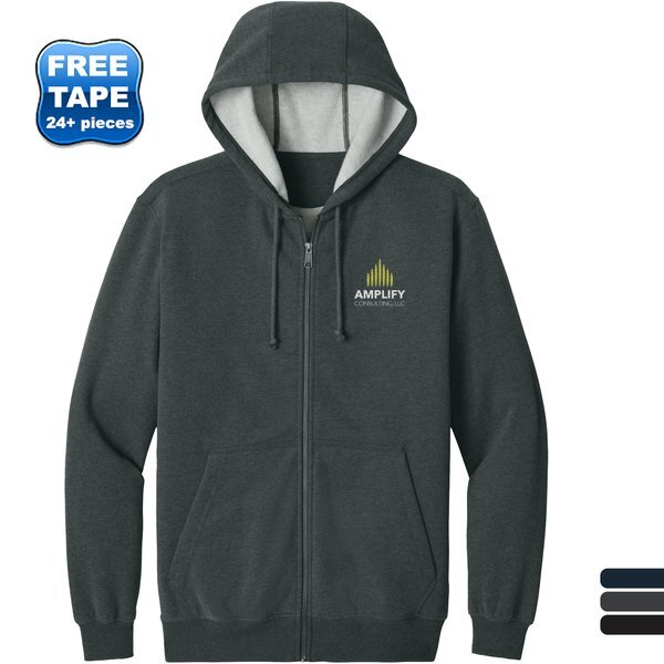 CornerStone® Tough Fleece Cotton/Poly Men's Fulll-Zip Hoodie