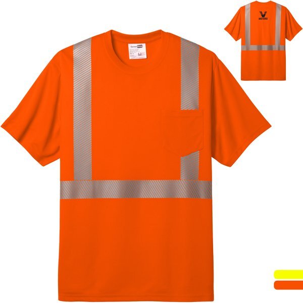 CornerStone® ANSI 107 Class 2 Segmented Tape Men's Tee