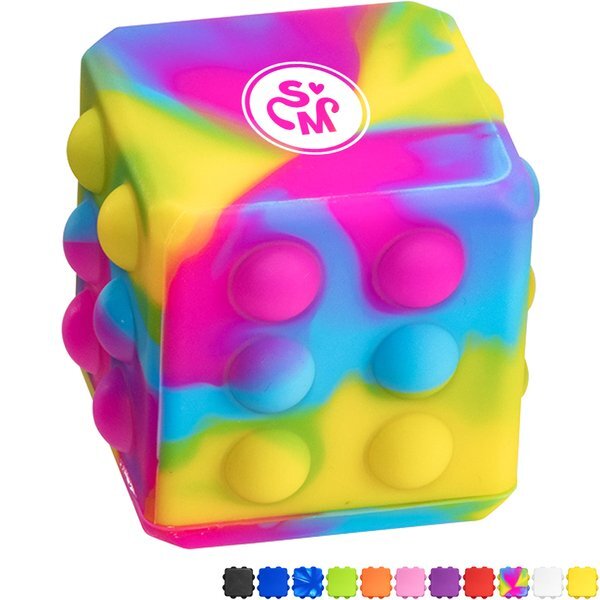 Push Pop Silicone Cube