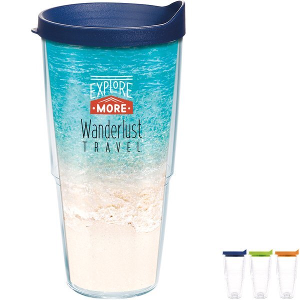 Tervis® Classic Snap-On Lid Tumbler, 24oz.