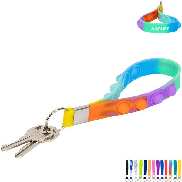 Push Pop Stress Reliever Key Chain