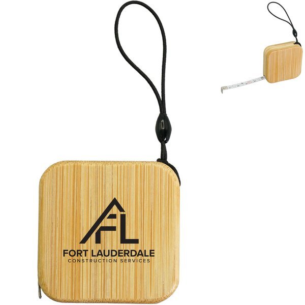 Bamboo Square Tape Measure