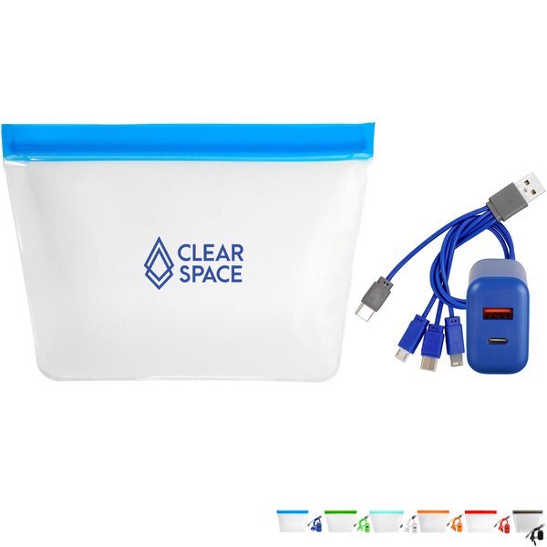 Reusable Pouch & Fast Charger Techie Set