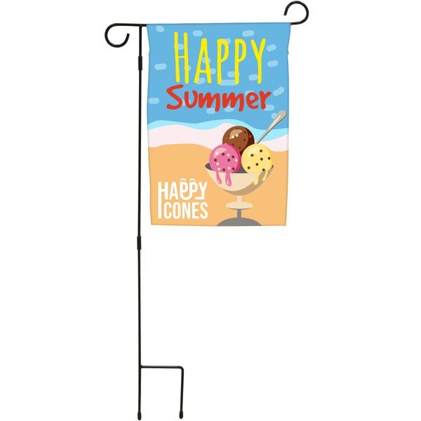 Garden Flag Kit Single-Sided with Pole, 12" x 18"