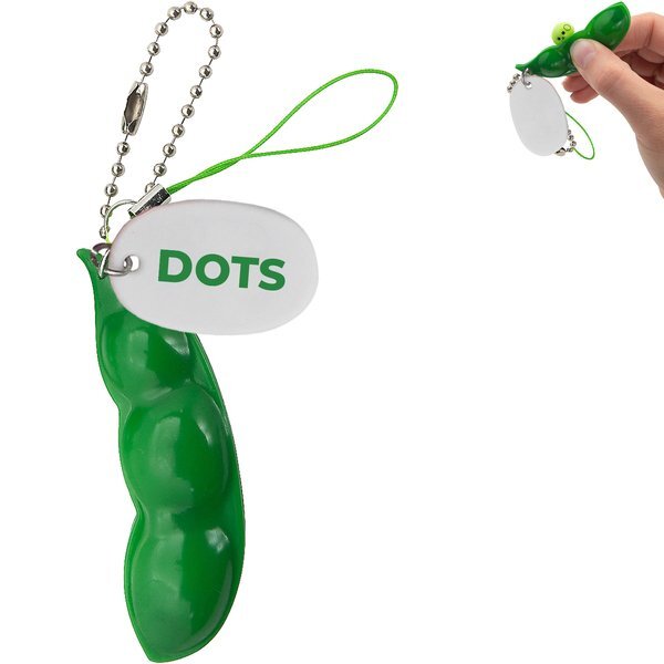 Peapod Fidget Key Chain