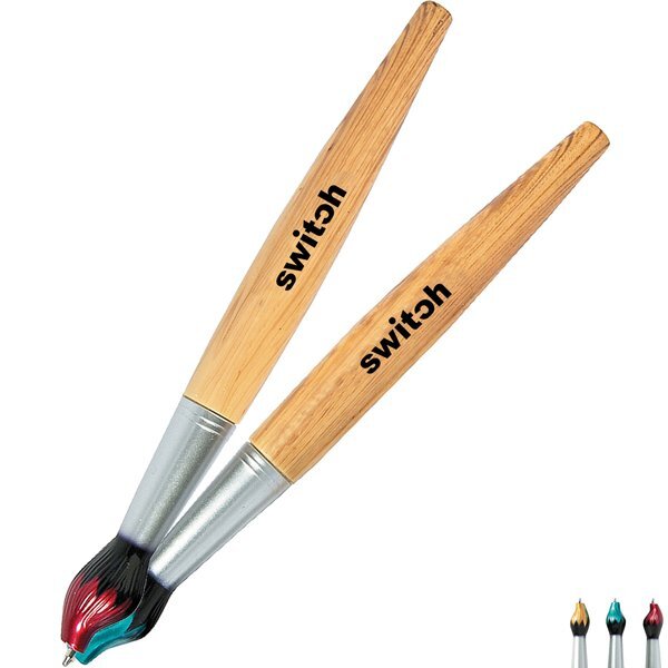 Paint Brush Twist-Action Pen