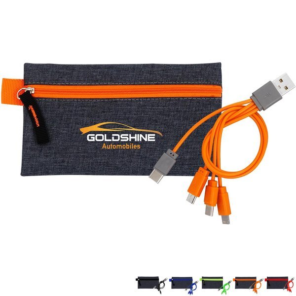 Large G Line Pouch & Colorful Cable Set