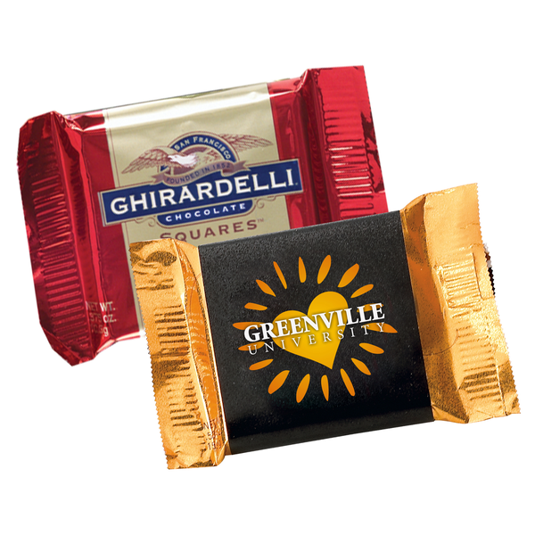 Ghiradelli® Squares Assorted Flavors, Custom Wrapper