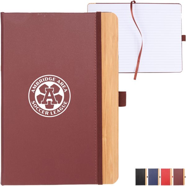 Kia FSC® Recycled Bamboo Journal, 5-1/2" x 8-1/2"